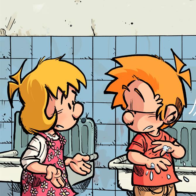 BD Les Blagues de Toto : illustration n°2 du personnage Carole - Editions Delcourt