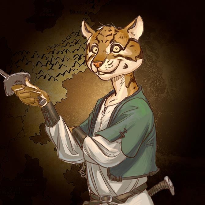 BD Les 5 Terres : illustration n°2 du personnage This Delliana - Editions Delcourt