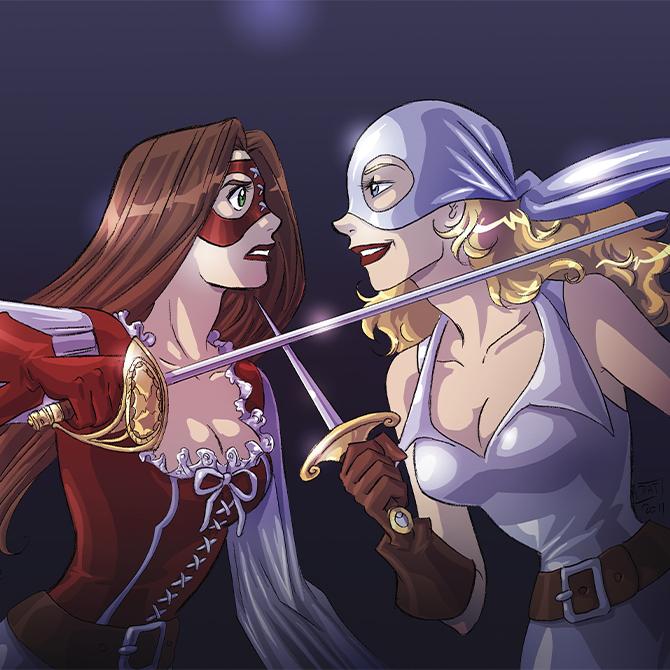BD La Rose Écarlate : illustration n°2 du personnage Natalia - Editions Delcourt