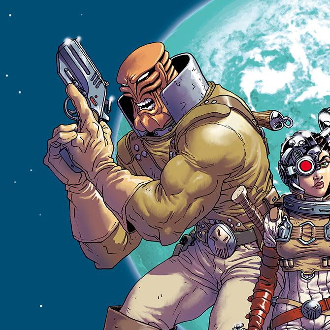 Sillage : illustration du personnage Général Juaiz Rammasz - Editions Delcourt