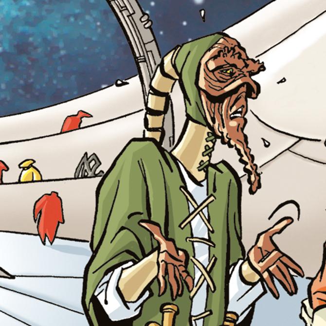 Sillage : illustration du personnage Mackelloos - Editions Delcourt