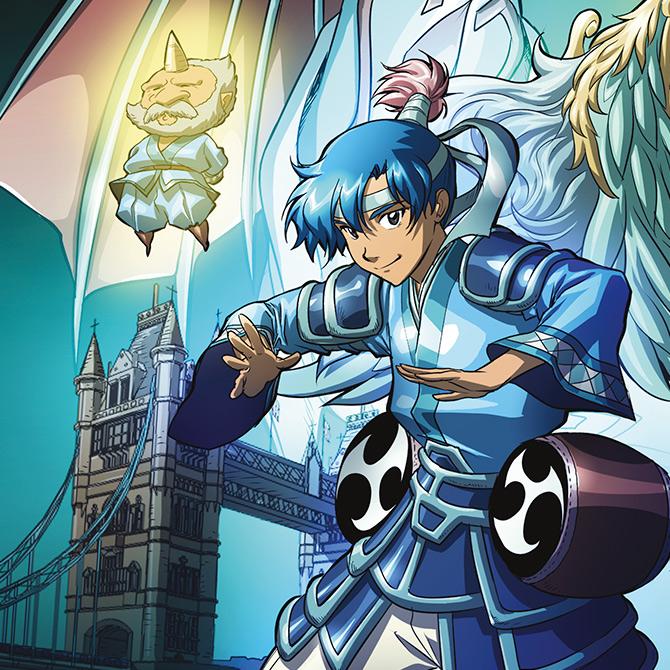 BD Mythics : illustration de Yuko sous sa forme de déesse - Editions Delcourt