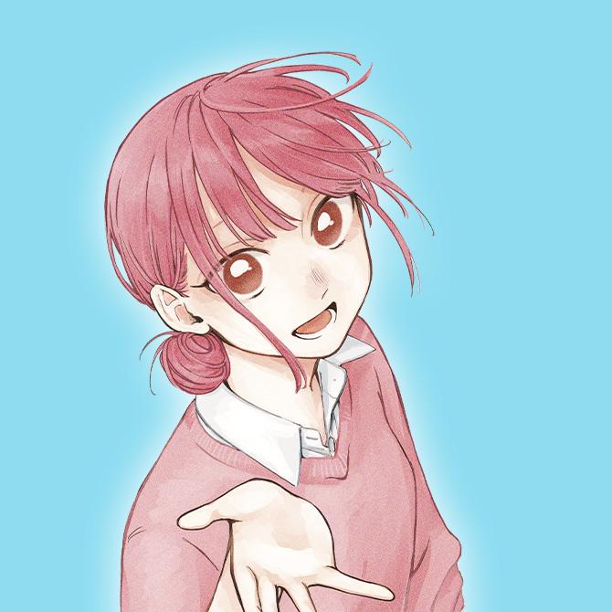Blue Box : illustration n°1 du personnage Hina Chôno - Editions Delcourt