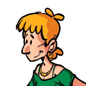 BD Les Blagues de Toto : illustration n°1 du personnage Claire - Editions Delcourt