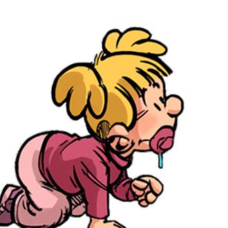 BD Les Blagues de Toto : illustration n°1 du personnage Ninie - Editions Delcourt