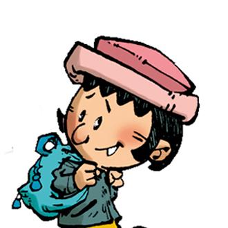 BD Les Blagues de Toto : illustration n°1 du personnage Olive - Editions Delcourt