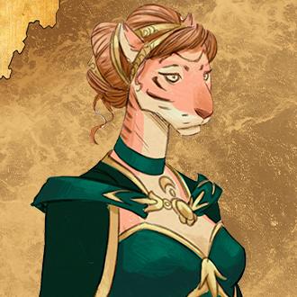BD Les 5 Terres : illustration n°1 du personnage Astrelia Magneon - Editions Delcourt