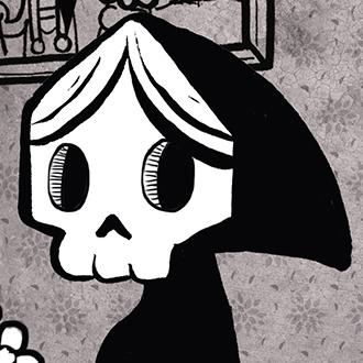 La Petite Mort : illustration n°1 du personnage Maman Mort - Editions Delcourt
