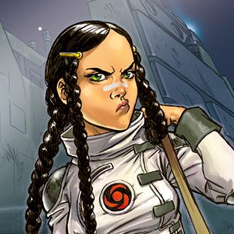 Sillage : illustration n°1 du personnage Nävis - Editions Delcourt