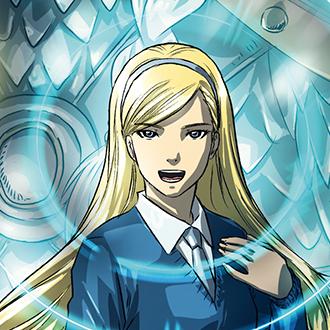 BD Mythics : illustration d’Abigail sous forme humaine - Editions Delcourt